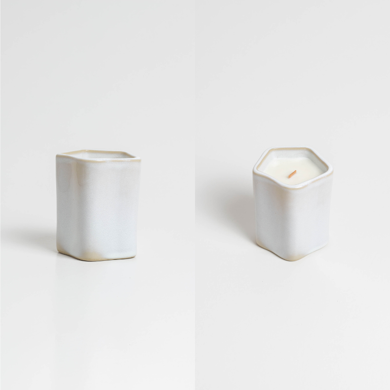 Keramische geurkaars rood fruit