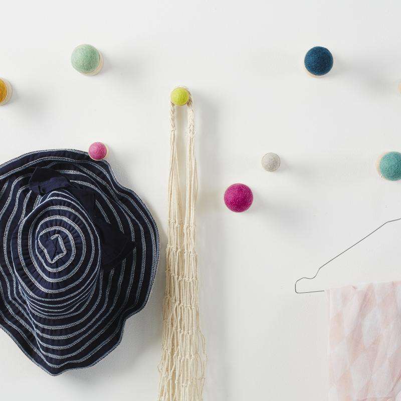 Aveva Wow Patère laine S pistache