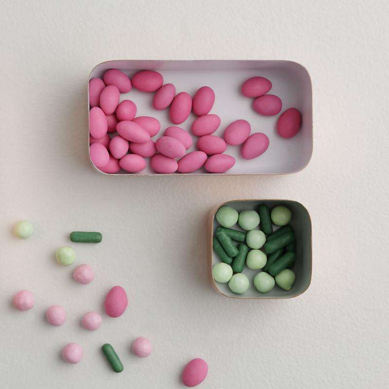 Louise Roe metal tray S copper/pink