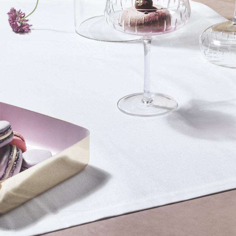 Louise roe metal tray L brass/pink