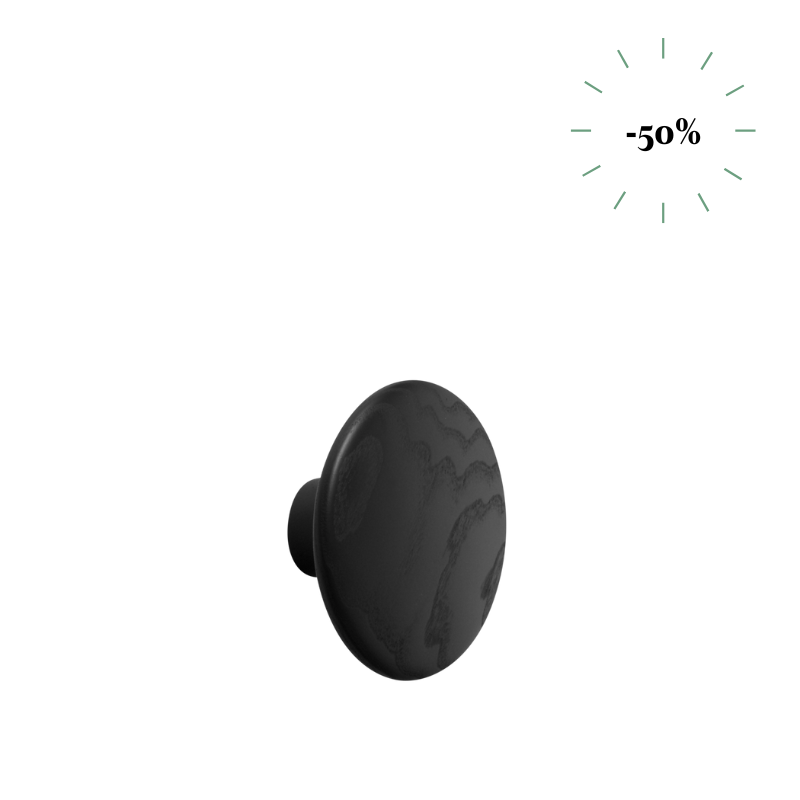 Muuto Dots medium black Muuto coat hook medium black decovert