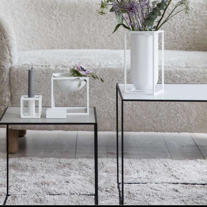 Kubus 1 kaarshouder wit