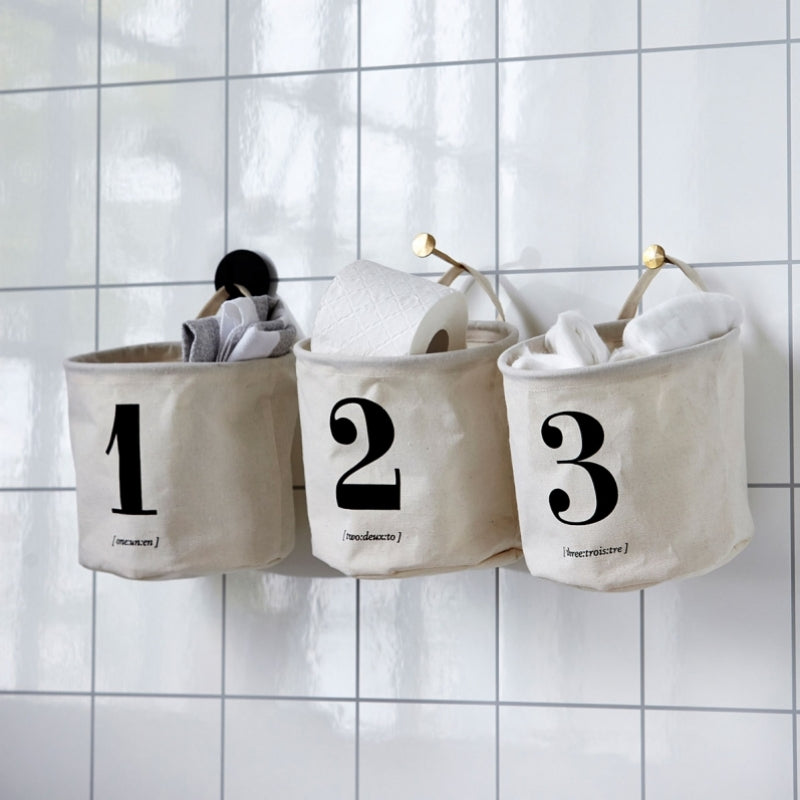 Opbergmanden canvas House Doctor