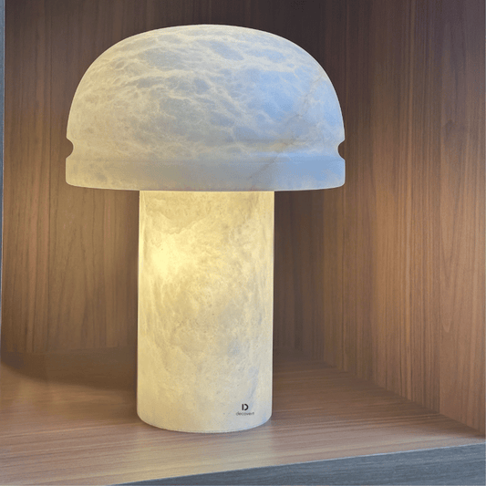 Alabaster table lamp lola by Albert albast