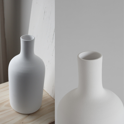 White vase clay-blanc 02