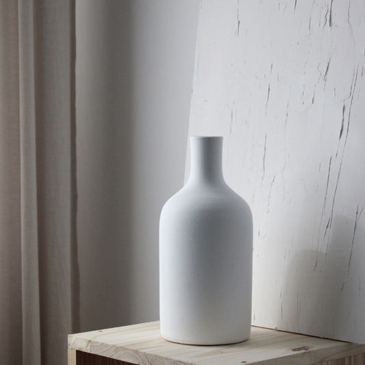White vase clay-blanc 02