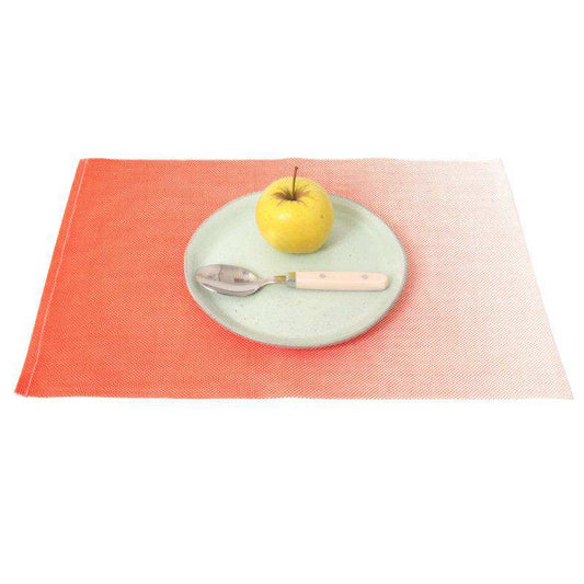 Present Time placemat ombre neon orange