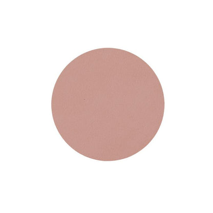 Linddna glass mat circle leather nupo pink