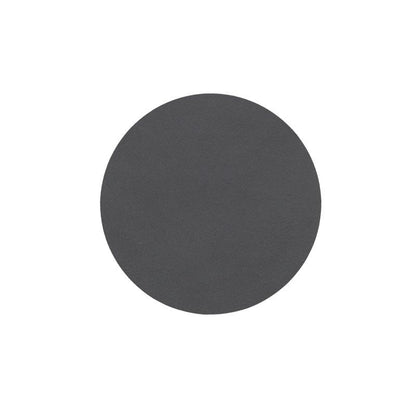LINDDNA glass mat circle anthracite leather nupo