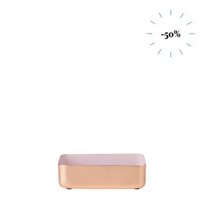 Louise Roe Metal tray M copper/pink