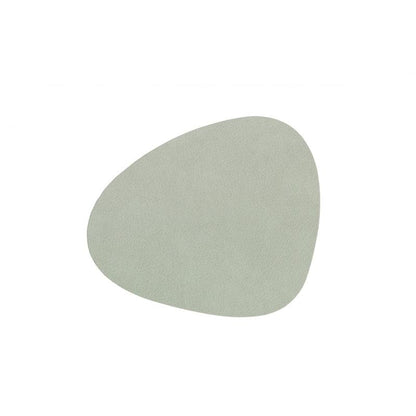 Linddna glass mat curve olive green