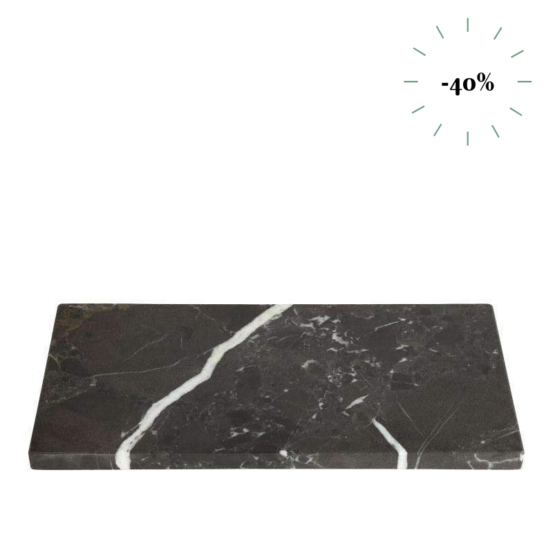 Stoned Marble board 20x40 dark grey