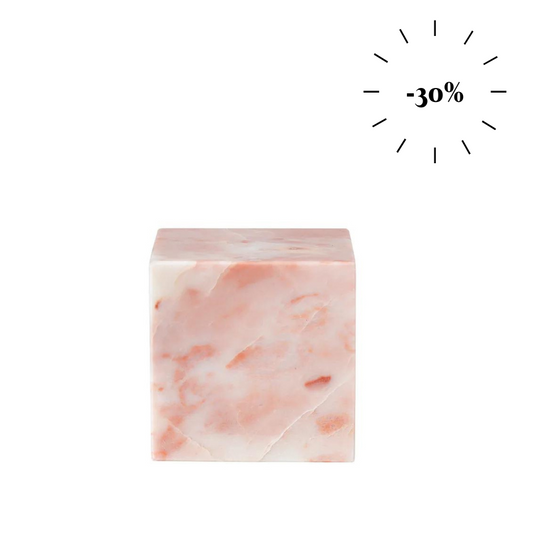 Pink marble block large