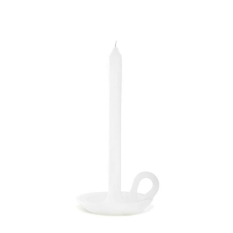 Tallow candle soft white